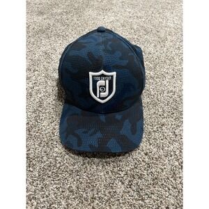Todd Snyder x FootJoy Golf Hat Blue Camo Seersucker Adjustable Strapback Mens